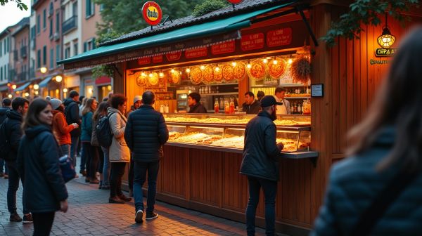 Expérimentez la convivialité du kiosque à pizzas à Rubelles
