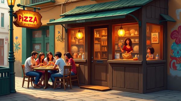 Expérimentez la convivialité du kiosque à pizzas à Rubelles